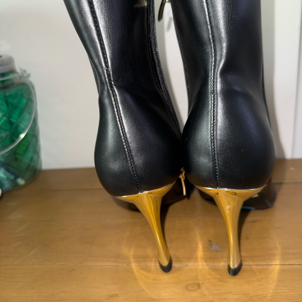 Ninewest Narend Pointy Toe Stiletto Dress Bootie Size 10 - Picture 9 of 10